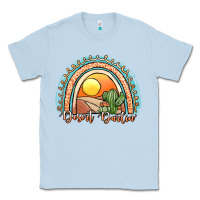 Dusty Blue desert darlin' rainbow Classic Tee - JahusDesignShop