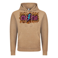 Vintage Coffee Leopard Mama Lightning Vintage Hoodie - RanaPortraitStore