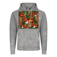 Cloud Rock Christmas Santa Claus peace hand Vintage Hoodie - Jasminsmagicworld