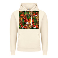 Vintage Artic Christmas Santa Claus peace hand Vintage Hoodie - Jasminsmagicworld