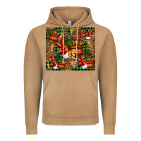 Vintage Camel Christmas Santa Claus peace hand Vintage Hoodie - Jasminsmagicworld