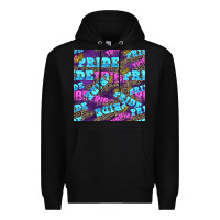 Black pride tribe seamless pattern Premium Hoodie - FaDigitalArtStudio