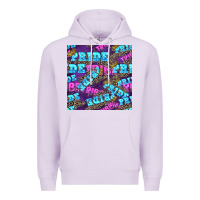 Lilac pride tribe seamless pattern Premium Hoodie - FaDigitalArtStudio