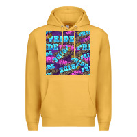 Mustard pride tribe seamless pattern Premium Hoodie - FaDigitalArtStudio