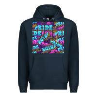 Navy pride tribe seamless pattern Premium Hoodie - FaDigitalArtStudio