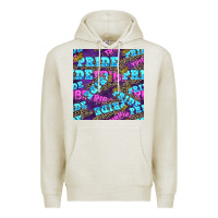 Oatmeal Heather pride tribe seamless pattern Premium Hoodie - FaDigitalArtStudio