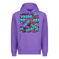 Purple pride tribe seamless pattern Premium Hoodie - FaDigitalArtStudio