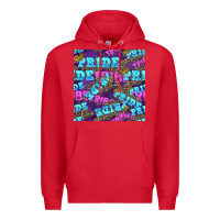 Red pride tribe seamless pattern Premium Hoodie - FaDigitalArtStudio