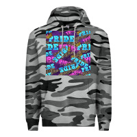 Slate Camo pride tribe seamless pattern Premium Hoodie - FaDigitalArtStudio