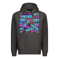 Smoke pride tribe seamless pattern Premium Hoodie - FaDigitalArtStudio