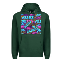 Sports Green pride tribe seamless pattern Premium Hoodie - FaDigitalArtStudio