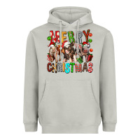 Moon Dust Merry christmas pigs Heavyweight Hoodie - FaDigitalArtStudio