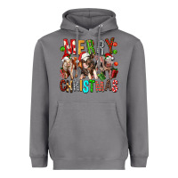 Storm Merry christmas pigs Heavyweight Hoodie - FaDigitalArtStudio