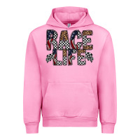 Fuchsia Pink race life Urban Hoodie - RacoonDesign