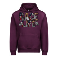Mauve Wine race life Urban Hoodie - RacoonDesign
