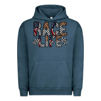 Pigment Midnight Navy race life Urban Hoodie - RacoonDesign
