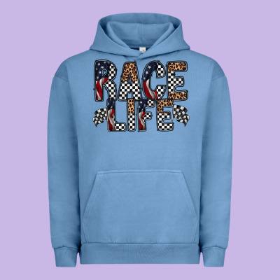 Race Life Urban Hoodie Designed By Racoondesign