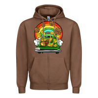 Chestnut St. Patrick's Day truck Zipper Hoodie - OliviaCreatesArt