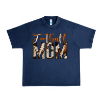 Navy football mom Urban Heavy Tee - Jasminsmagicworld