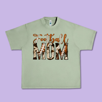 Football Mom Urban Heavy Tee Designed By Jasminsmagicworld