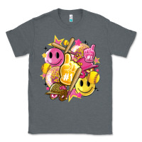 Charcoal Heather retro softball Classic Tee - Artiststas