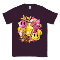 Plum retro softball Classic Tee - Artiststas
