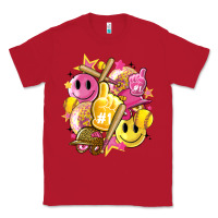 Red retro softball Classic Tee - Artiststas