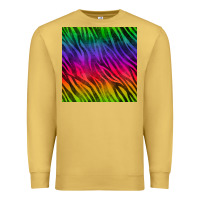 Antique Gold colorful zebra seamless pattern Premium Sweatshirt - BundleAndBundleShop