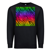 Black colorful zebra seamless pattern Premium Sweatshirt - BundleAndBundleShop