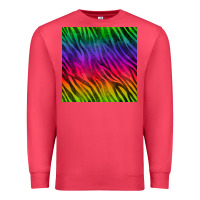 Cardinal colorful zebra seamless pattern Premium Sweatshirt - BundleAndBundleShop