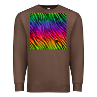 Chestnut colorful zebra seamless pattern Premium Sweatshirt - BundleAndBundleShop