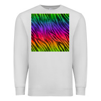 Dove Grey colorful zebra seamless pattern Premium Sweatshirt - BundleAndBundleShop