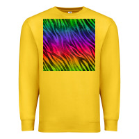 Lemon colorful zebra seamless pattern Premium Sweatshirt - BundleAndBundleShop