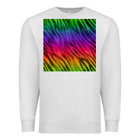 Oatmeal Heather colorful zebra seamless pattern Premium Sweatshirt - BundleAndBundleShop