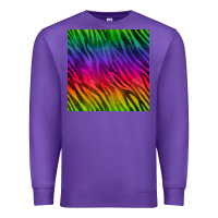 Purple colorful zebra seamless pattern Premium Sweatshirt - BundleAndBundleShop
