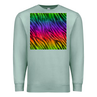 Seafoam colorful zebra seamless pattern Premium Sweatshirt - BundleAndBundleShop