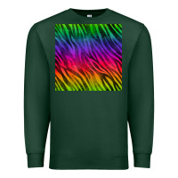 Sports Green colorful zebra seamless pattern Premium Sweatshirt - BundleAndBundleShop