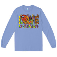 Colony Blue Mardi Gras love crawfish Long Sleeve Tee - NancyCooperArtShop
