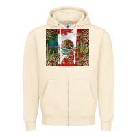 Sandshell Mexico flag Zipper Hoodie - FaDigitalArtStudio
