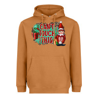 Meerkat Christmas Can't Touch This Elf Heavyweight Hoodie - FaDigitalArtStudio