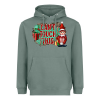 Sage Christmas Can't Touch This Elf Heavyweight Hoodie - FaDigitalArtStudio