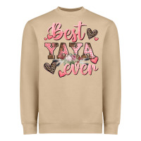 Mushroom best yaya ever mother's day Heavyweight Sweatshirt - CowGirlArtShop