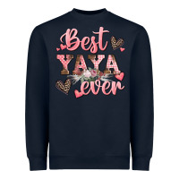 Navy best yaya ever mother's day Heavyweight Sweatshirt - CowGirlArtShop