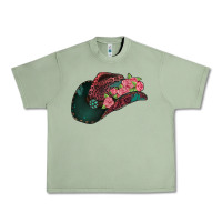 Oil Green leopard flowers cowboy hat Urban Heavy Tee - Jasminsmagicworld
