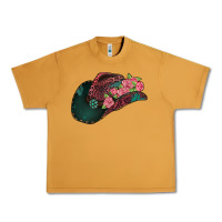 Peanut Butter leopard flowers cowboy hat Urban Heavy Tee - Jasminsmagicworld