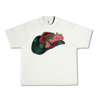 Pistachio leopard flowers cowboy hat Urban Heavy Tee - Jasminsmagicworld