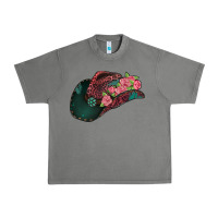 Tornado leopard flowers cowboy hat Urban Heavy Tee - Jasminsmagicworld