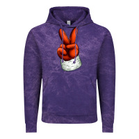 Cloud Purple Christmas peace hand Vintage Hoodie - Jasminsmagicworld