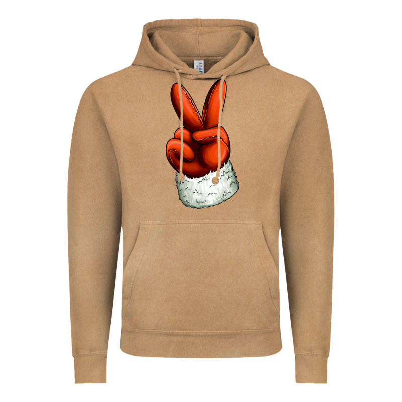 Christmas Peace Hand Vintage Hoodie by Jasminsmagicworld | Teevron