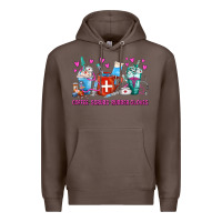 Coffee Coffee Nurse Repeat Nurse Coffee Cups Premium Hoodie - FaDigitalArtStudio